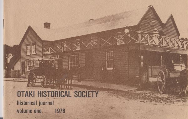 Ōtaki Historical Journal, Vol 01: 1978