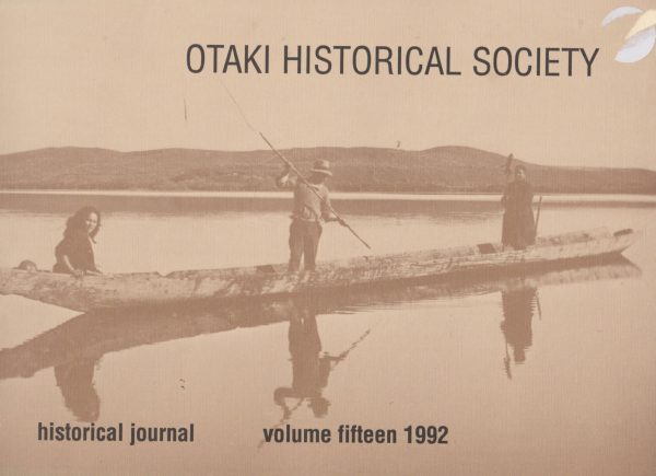 Ōtaki Historical Journal, Vol 15: 1992