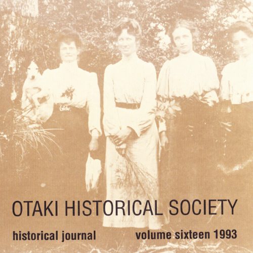 otaki-historical-journal-cover-vol16-1993 Ōtaki Historical Journal, Vol 16: 1993