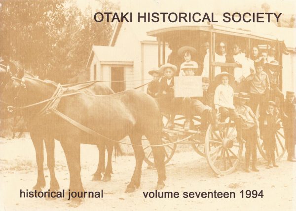 Ōtaki Historical Journal, Vol 17: 1994
