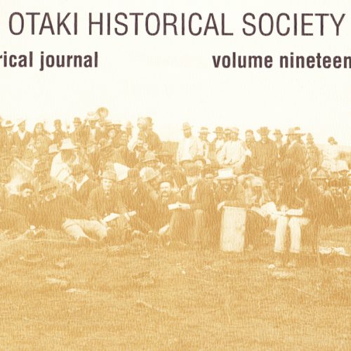 otaki-historical-journal-cover-vol19-1996 Ōtaki Historical Journal, Vol 19: 1996