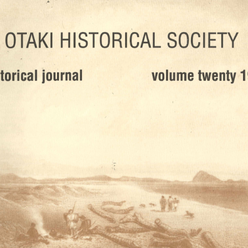 otaki-historical-journal-cover-vol20-1997 Ōtaki Historical Journal, Vol 20: 1997