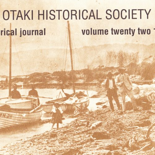 Ōtaki Historical Journal, Vol 22: 1999