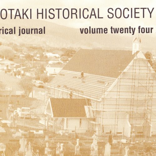 Ōtaki Historical Journal, Vol 24: 2002