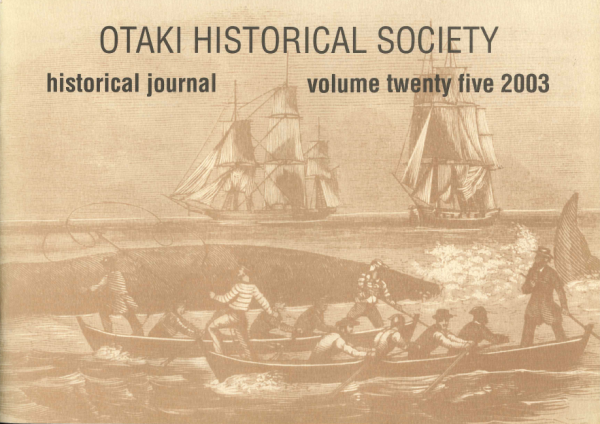 Ōtaki Historical Journal, Vol 25: 2003
