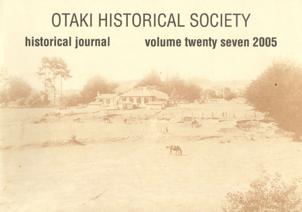 Ōtaki Historical Journal, Vol 27: 2005