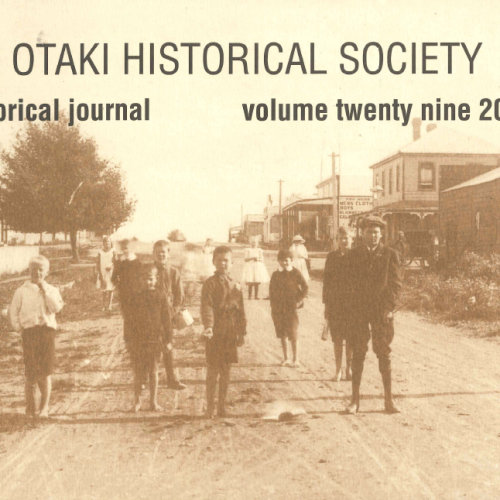 Ōtaki Historical Journal, Vol 29: 2007