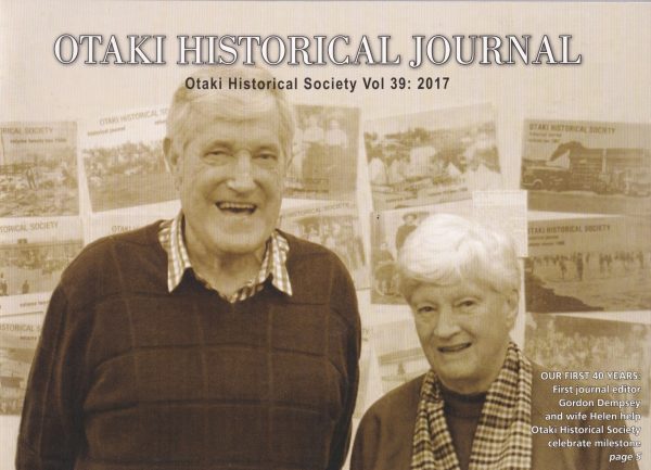 Ōtaki Historical Journal, Vol 39: 2017