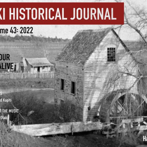 Ōtaki Historical Journal, Vol 43: 2022