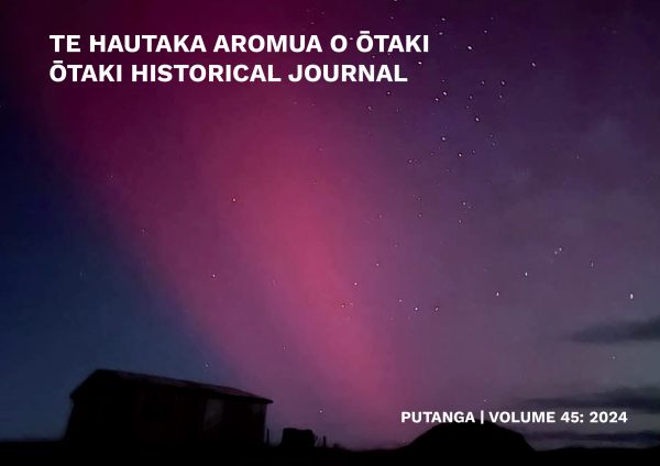 Ōtaki Historical Journal, Vol 45: 2024